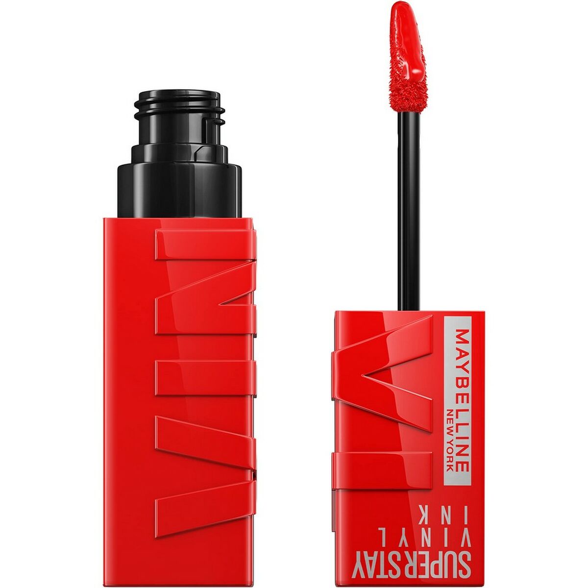 shimmer lipstick Maybelline Superstay Vinyl Link 25-red-hot-0
