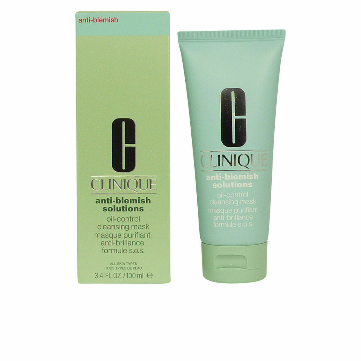 Cleansing and Regenerative Mask Clinique Blemish Solutions 100 ml-0