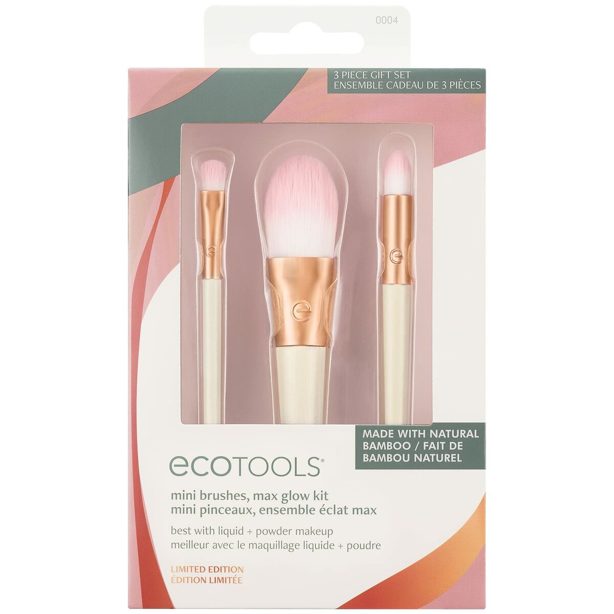 Set of Make-up Brushes Ecotools Ready Glow Limited edition 3 Pieces-0