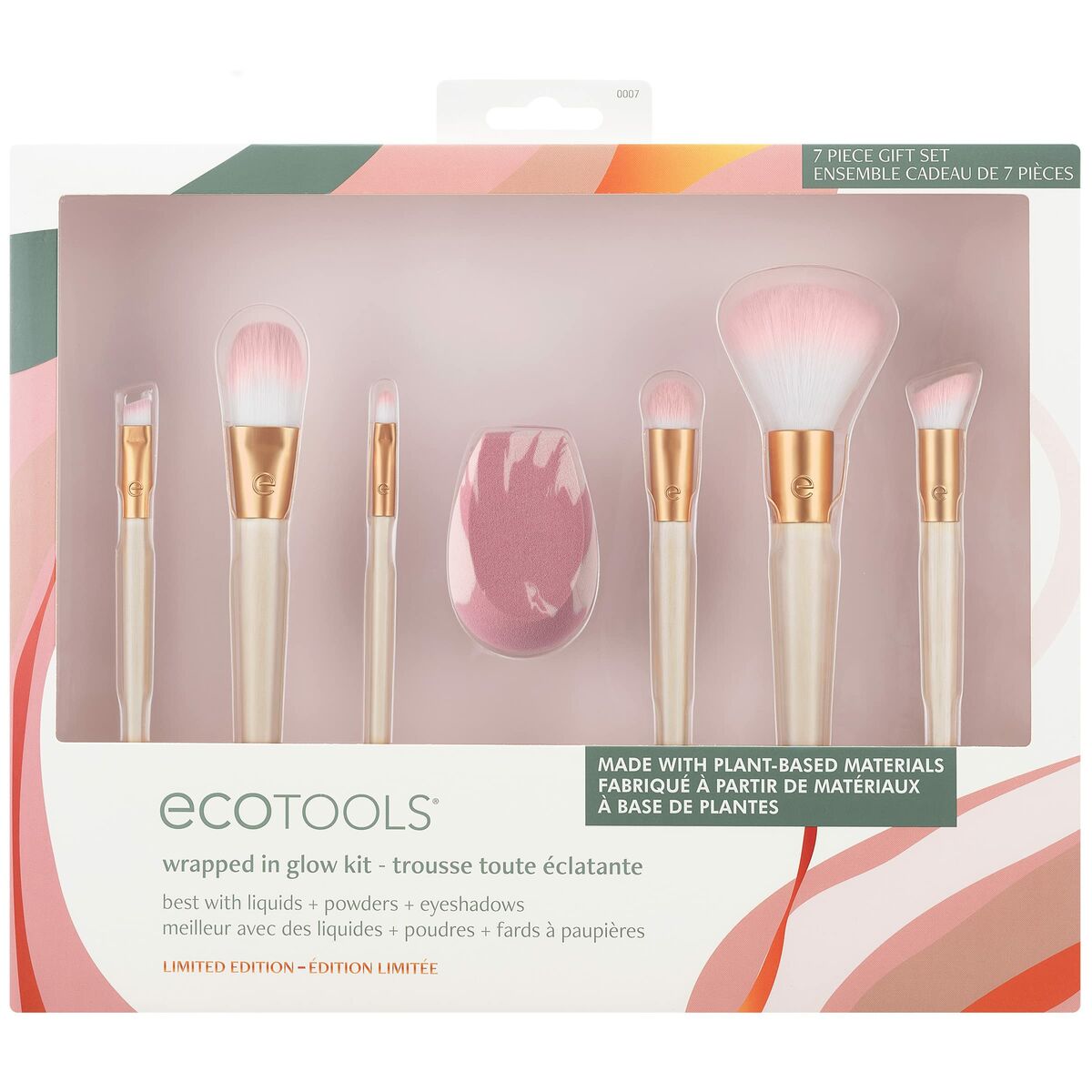 Set of Make-up Brushes Ecotools Wrapped In Glow Limited edition 7 Pieces-0