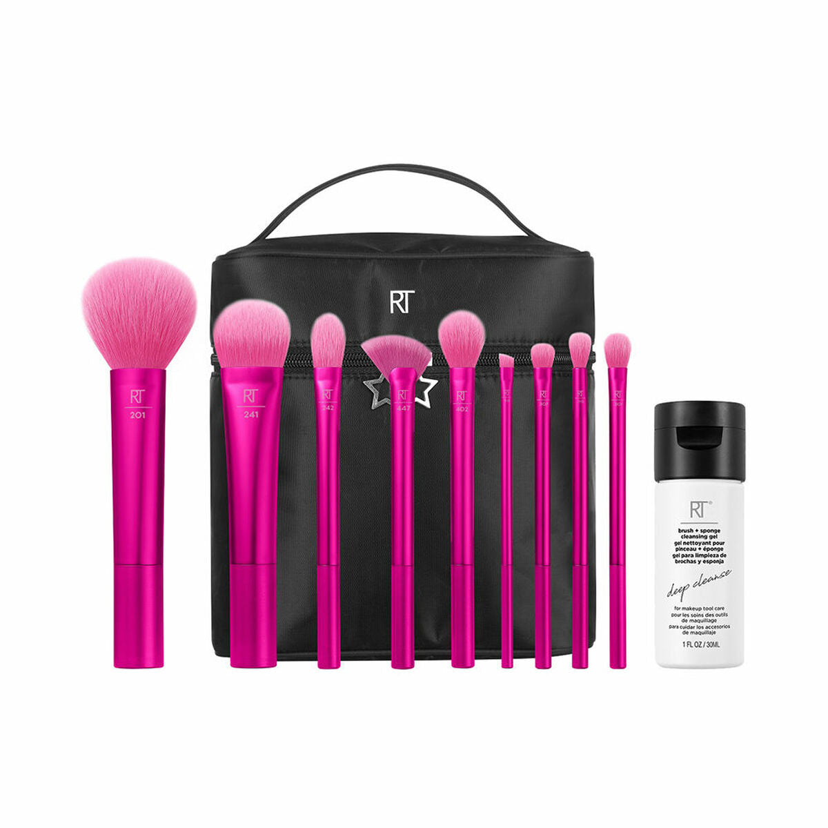 Set of Make-up Brushes Real Techniques Winter Brights 11 Pieces-0