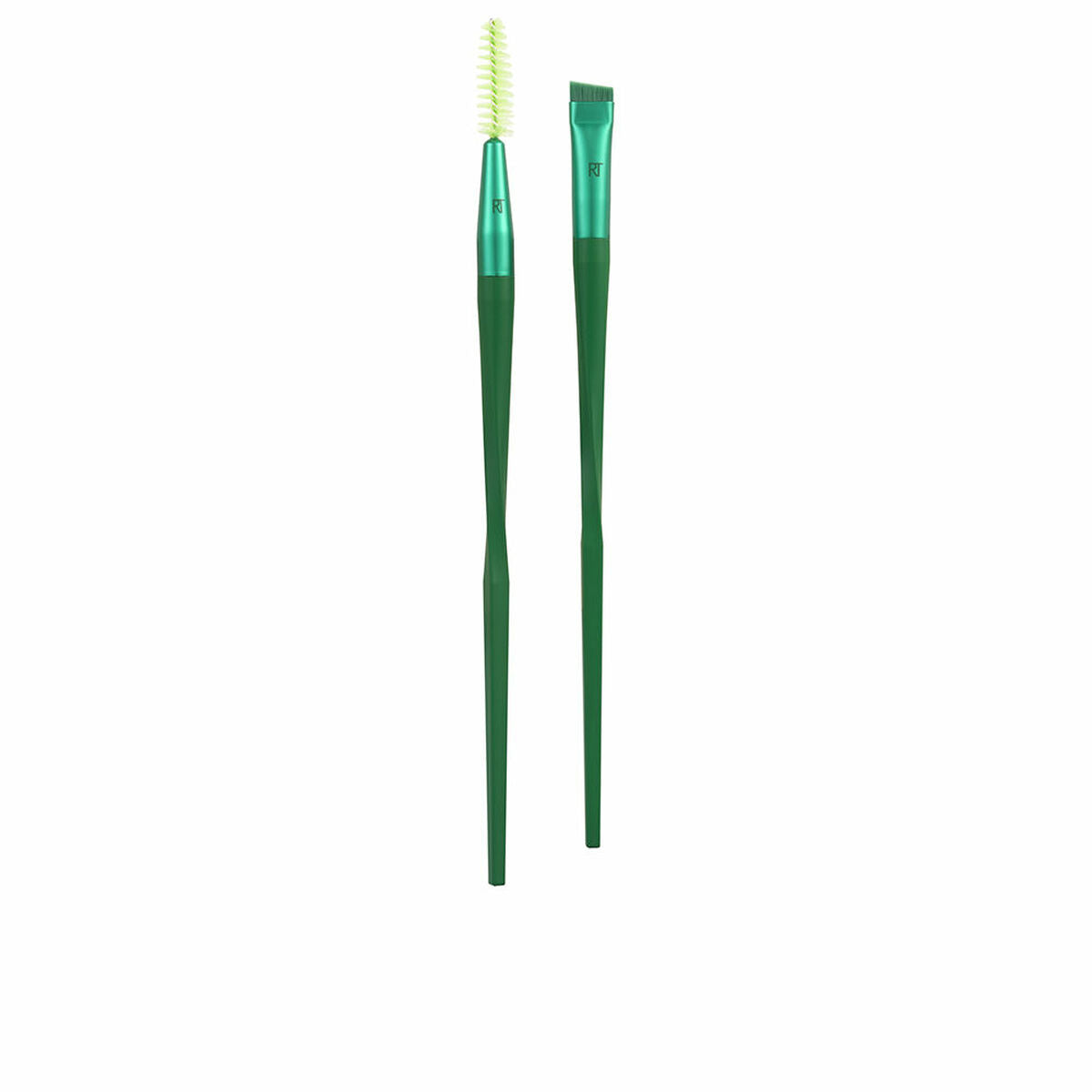 Set of Make-up Brushes Real Techniques Nectar Pop Fine Line Green 2 Pieces-0