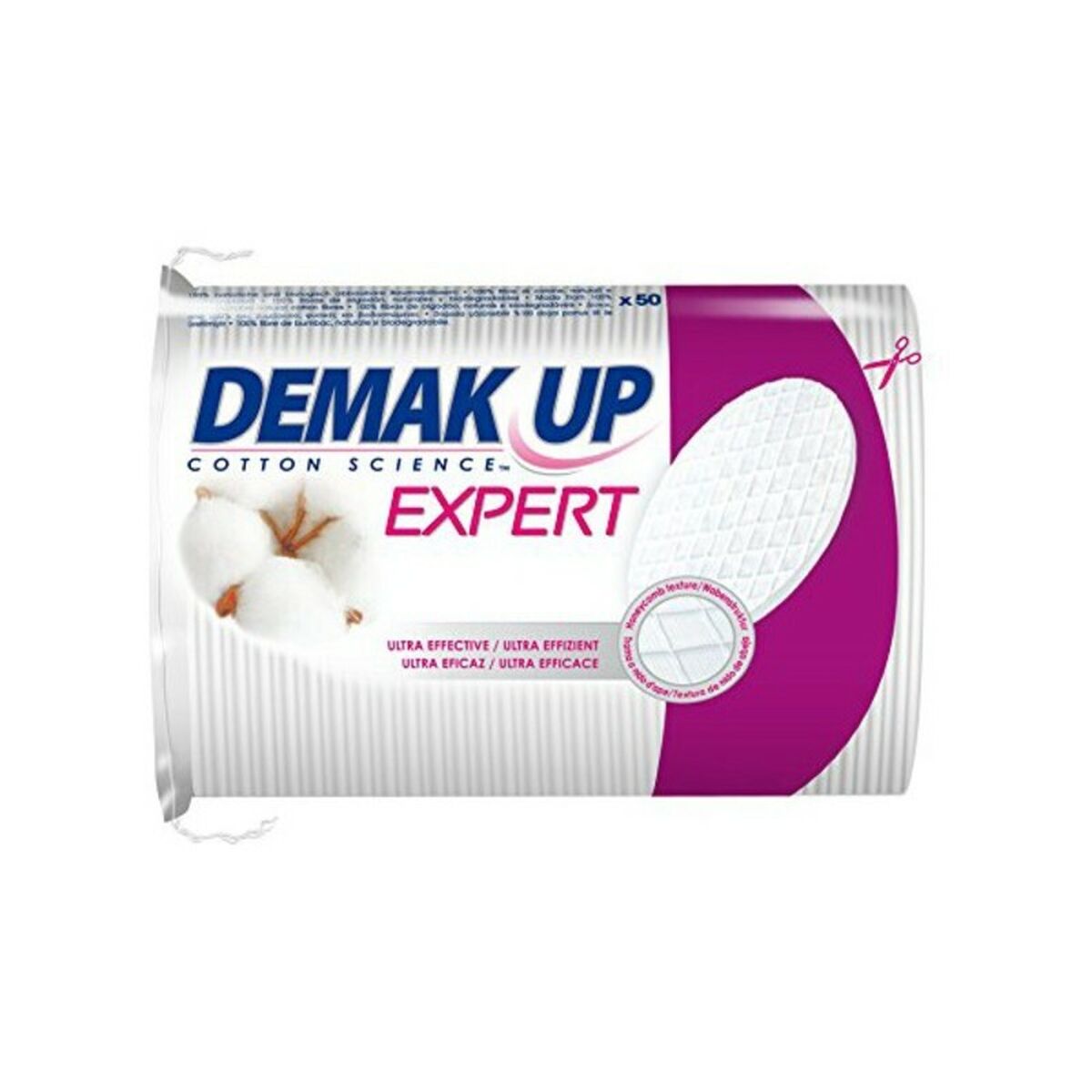 Make-up Remover Pads Demak Up Up Expert (50 Units)-0