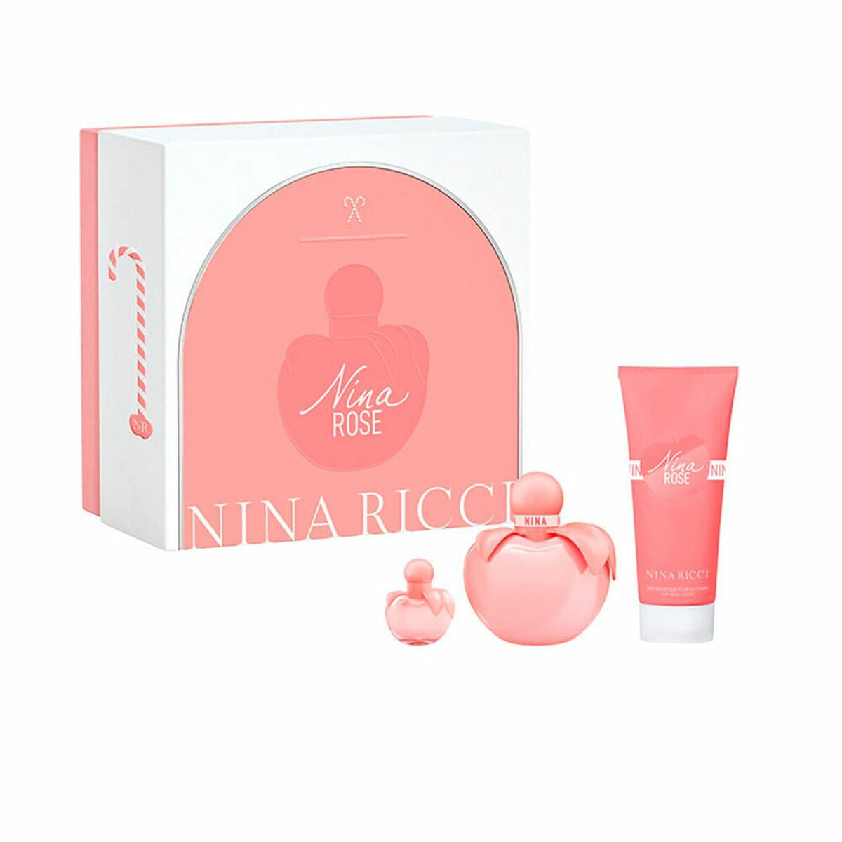 Women's Perfume Set Nina Ricci Nina Rose (3 pcs)-0
