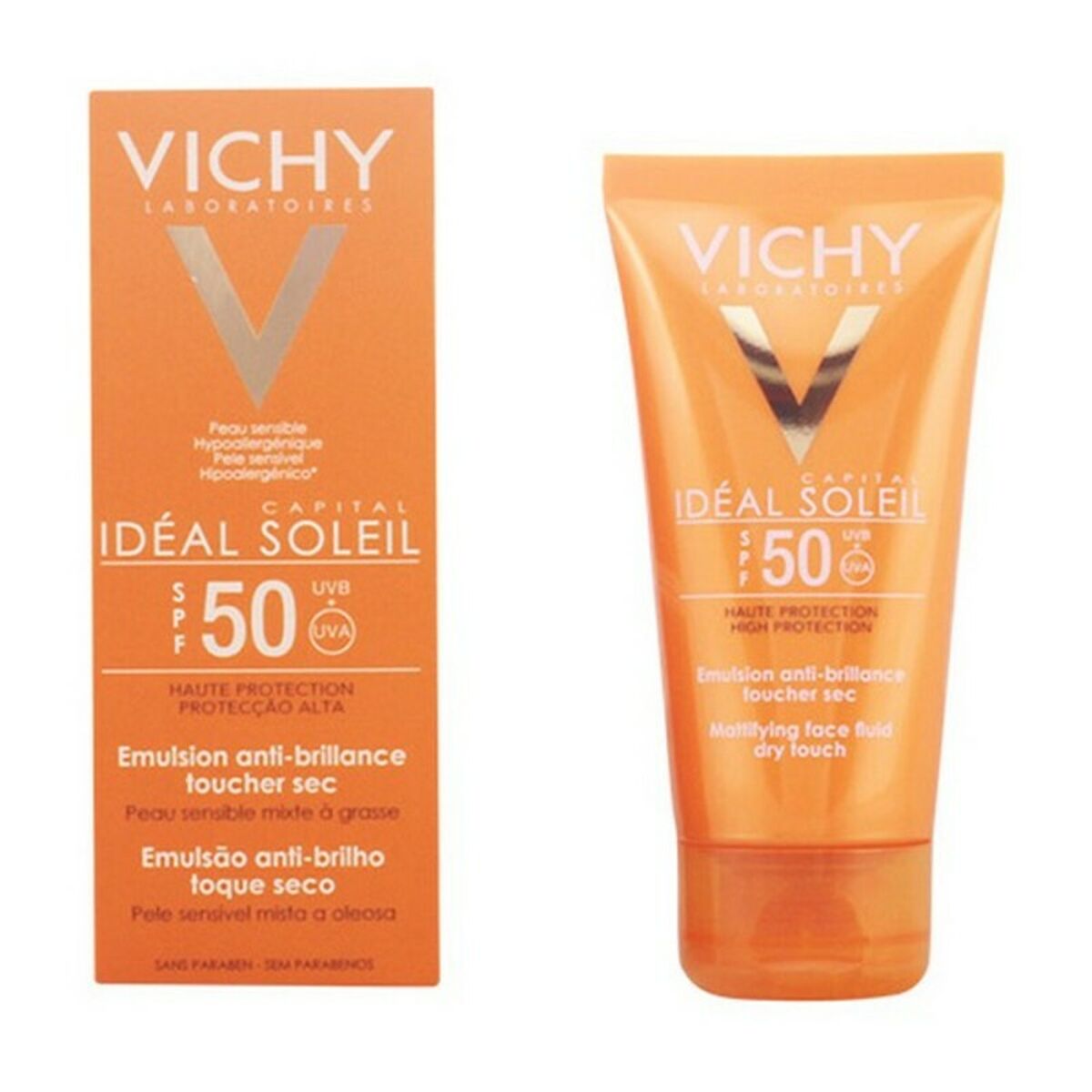 Facial Sun Cream Ideal Soleil Vichy Spf 50 (50 ml)-0