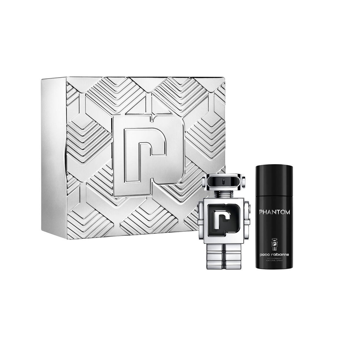 Men's Perfume Set Paco Rabanne Phantom 2 Pieces-0