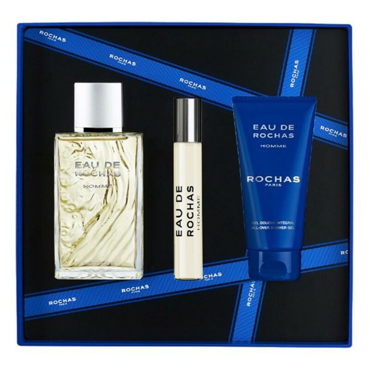 Men's Perfume Set Eau de Rochas Homme Rochas EDT (3 pcs)-0