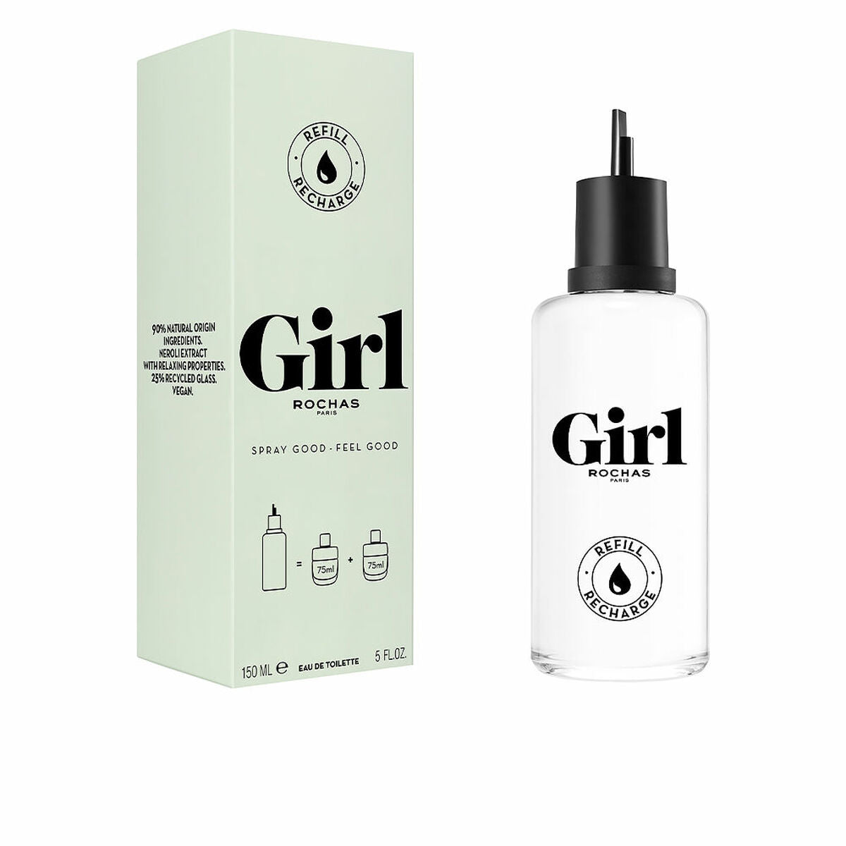 Women's Perfume Rochas Girl EDT Refill (150 ml)-0