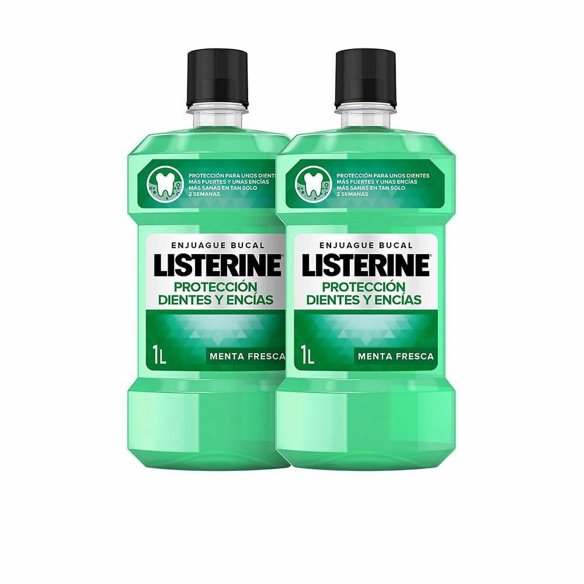 Mouthwash Listerine 7301104 Healthy Gums and Strong Teeth 1 L (2 x 1 L)-0