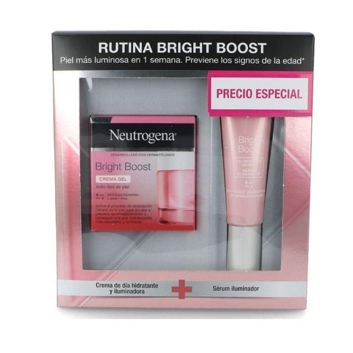 Cosmetic Set Neutrogena Bright Boost 2 Pieces-0