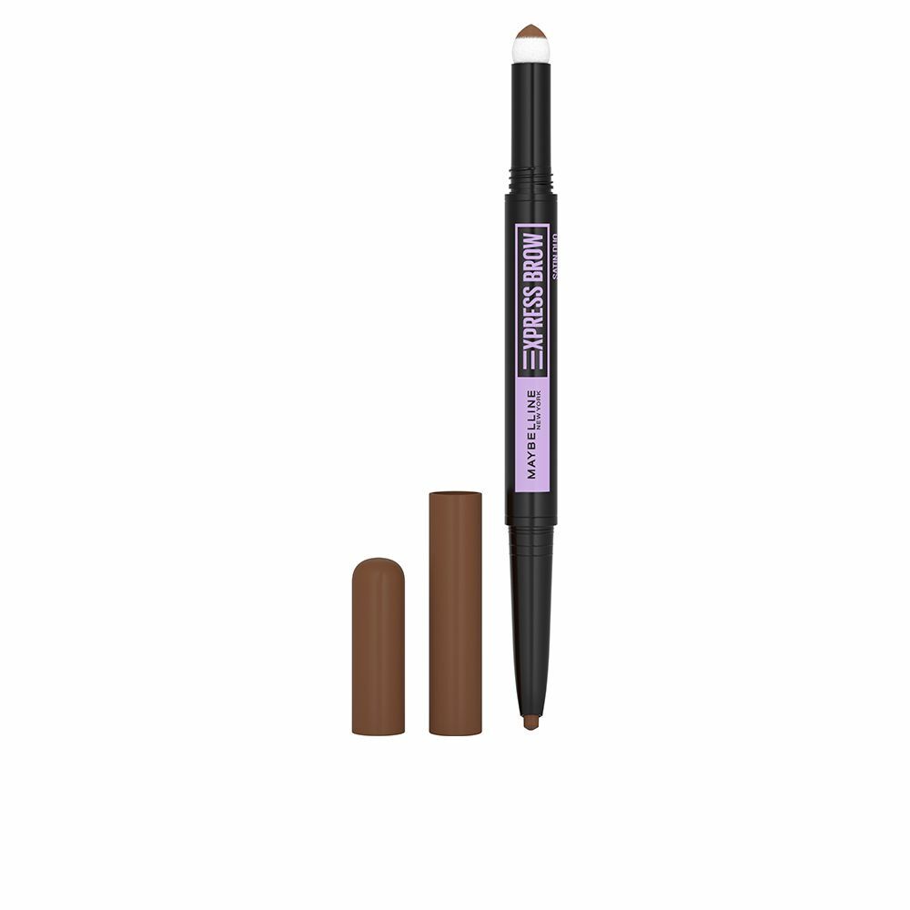 Eyebrow Pencil Maybelline Express Brow Satin Duo 02 Medium Brown-0