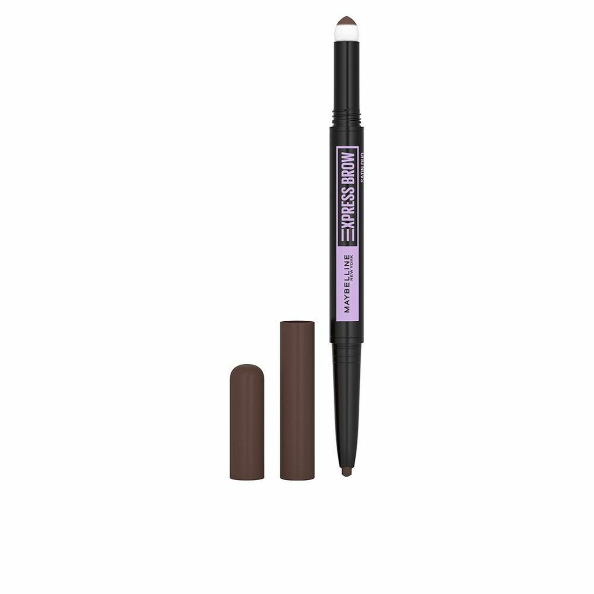 Eyebrow Pencil Maybelline Express Brow Satin Duo 04 Dark Brown-0