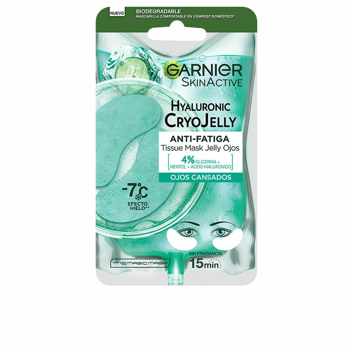 Mask for Eye Area Garnier Hyaluronic Cryojelly Anti-fatigue (5 g)-0