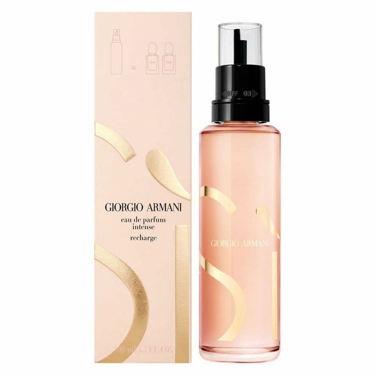 Women's Perfume Giorgio Armani EDP Perfume refill Sì Intense 100 ml-0