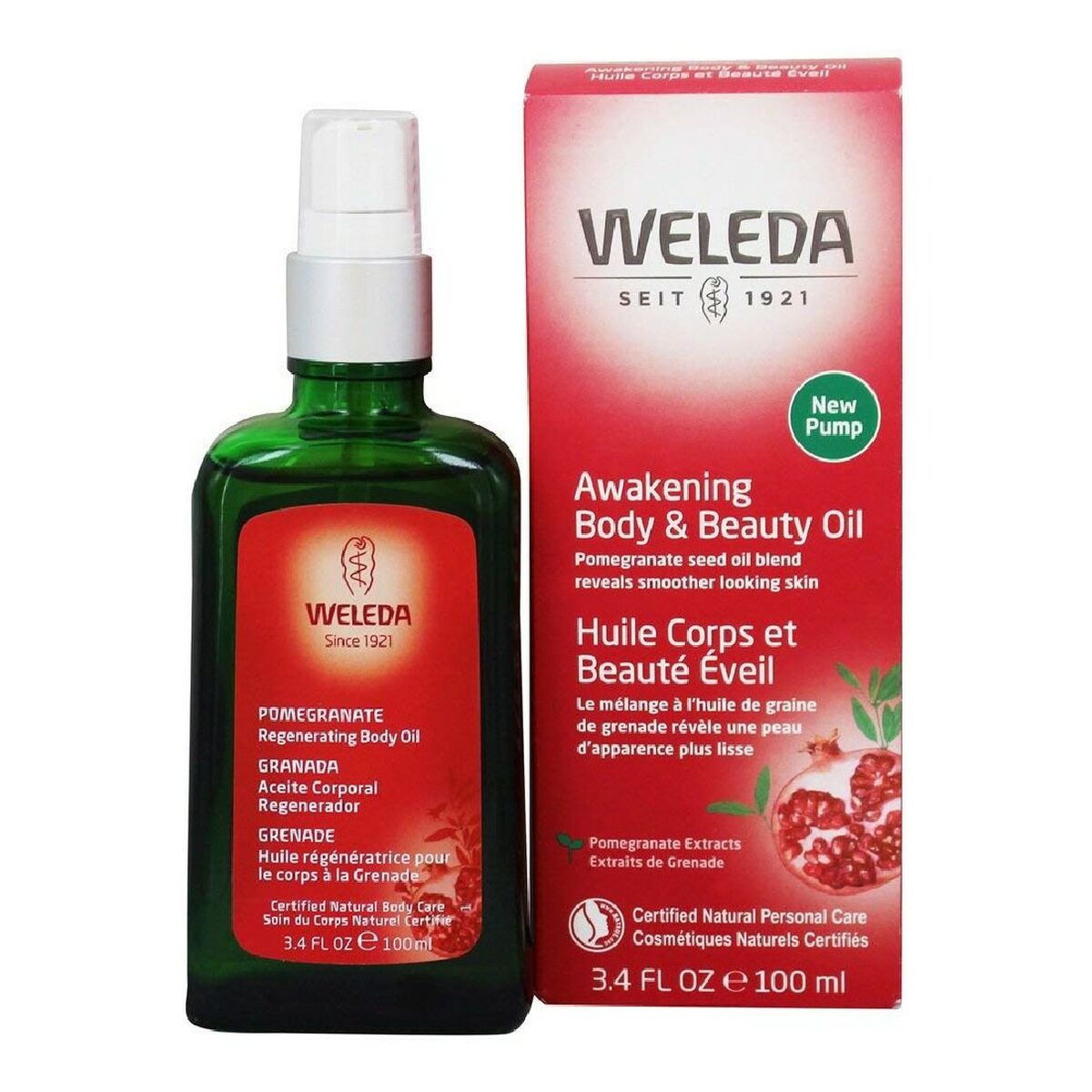 Firming Body Oil Concentrate Weleda Pomegranate (100 ml)-0