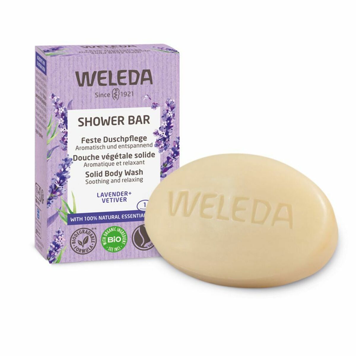 Soap Cake Weleda Shower Bar Lavendar 75 g-0