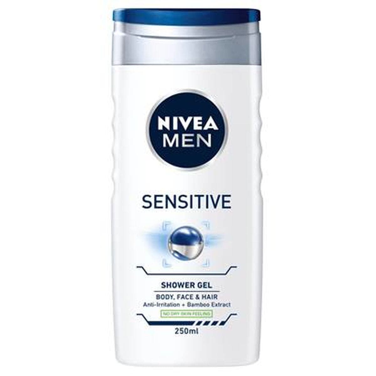 2-in-1 Gel and Shampoo Nivea Men Sensitive 250 ml-0