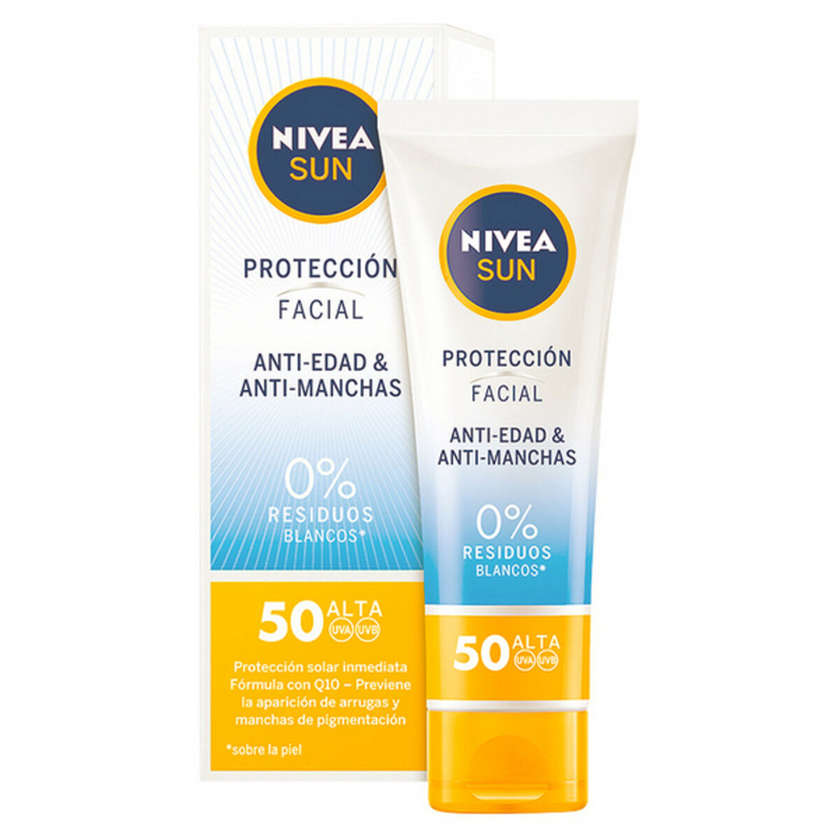 Facial Sun Cream Nivea SPF 50 (50 ml)-0
