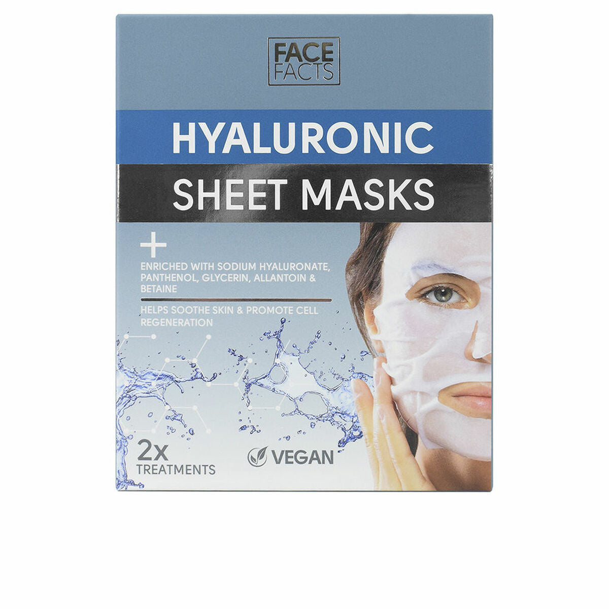 Facial Mask Face Facts Hyaluronic 20 ml-0