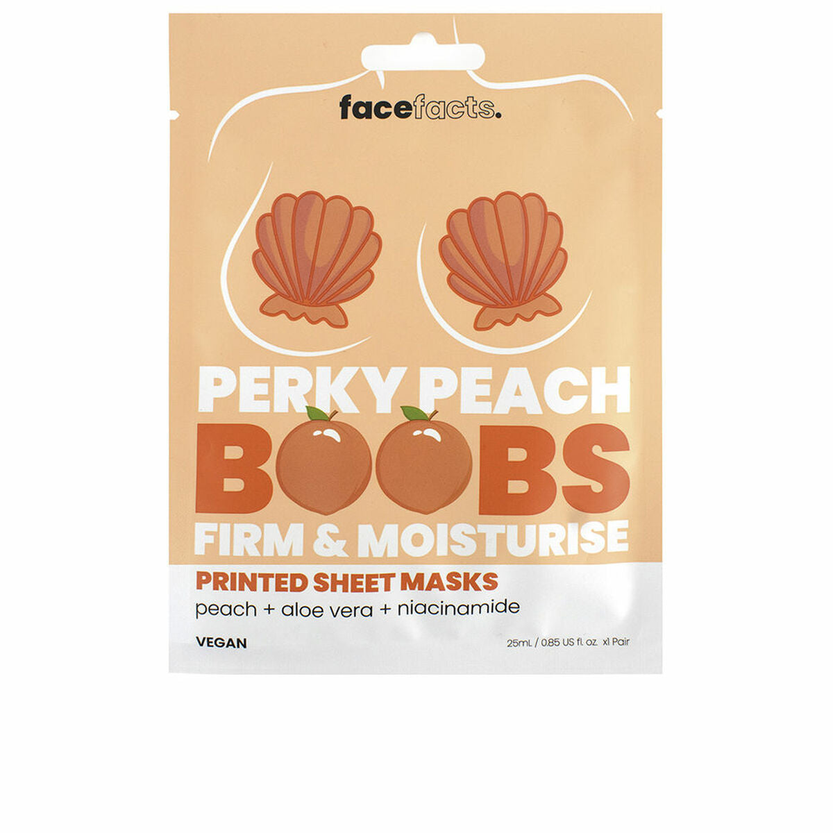 Hydrating Mask Face Facts Perky Peach Boobs Bust 25 ml-0