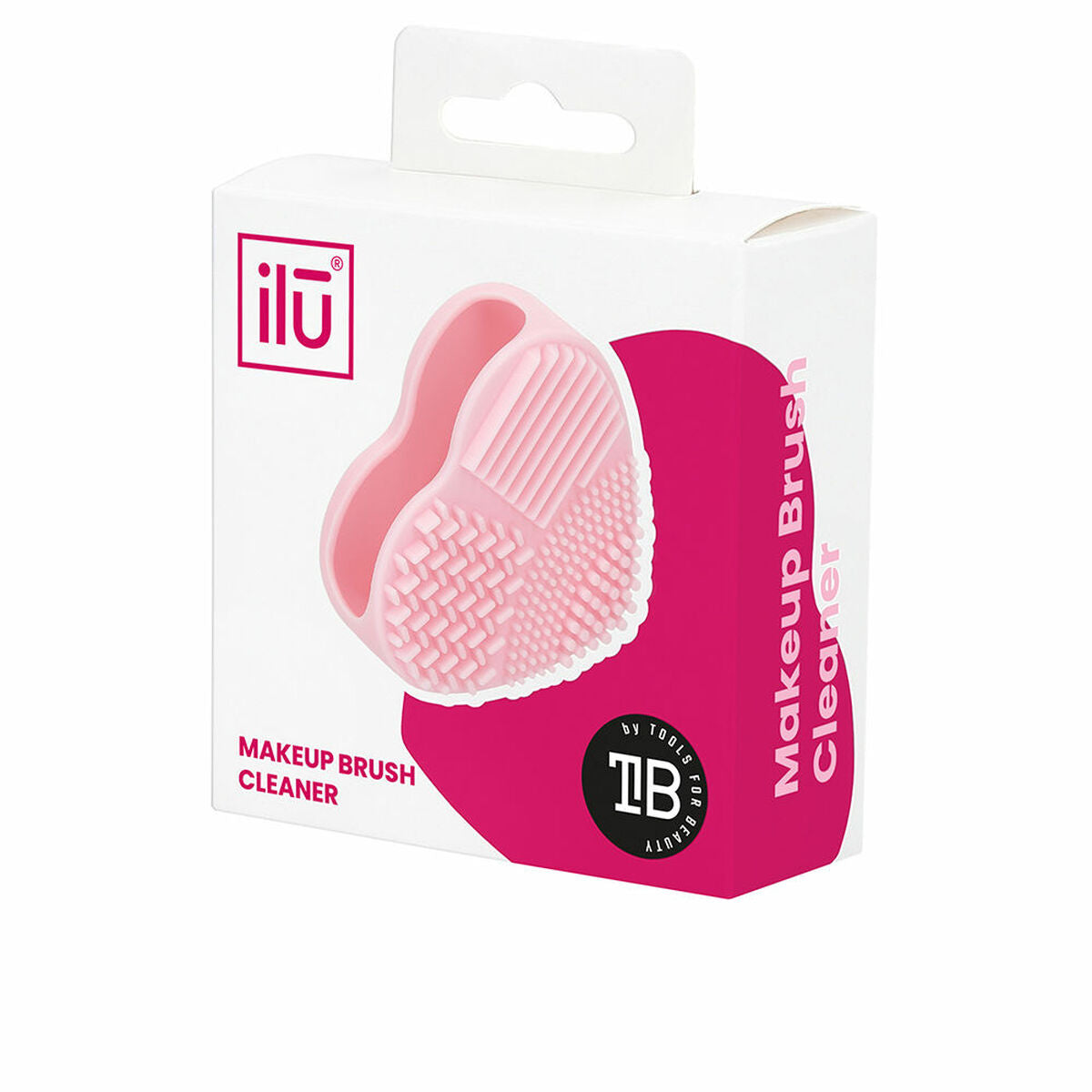 Make-up Brush Cleaner Ilū Brush Cleaner Heart Silicone (1 Unit)-0