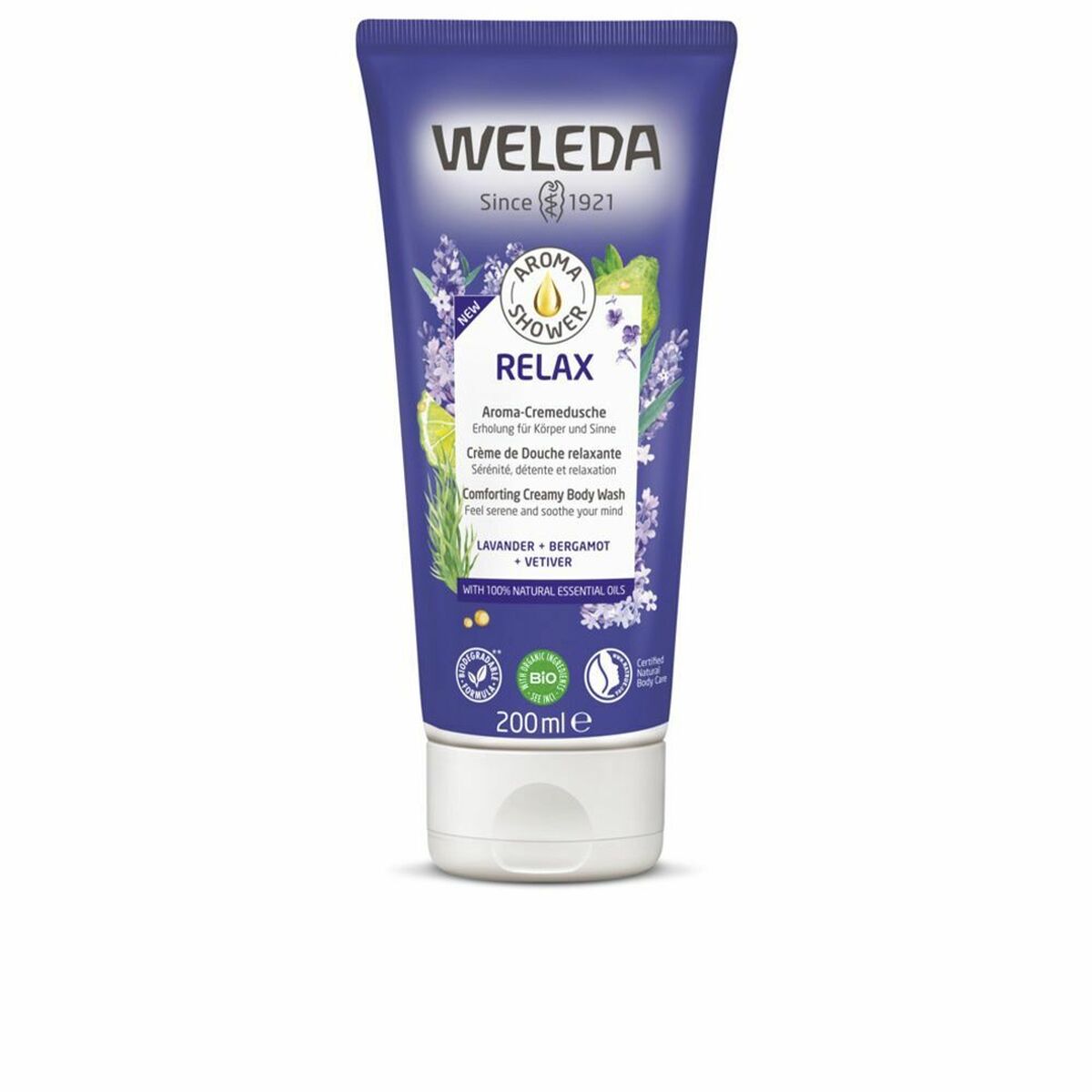 Shower Gel Weleda Aroma Shower Relax Lavendar Bergamot Relaxing (200 ml)-0