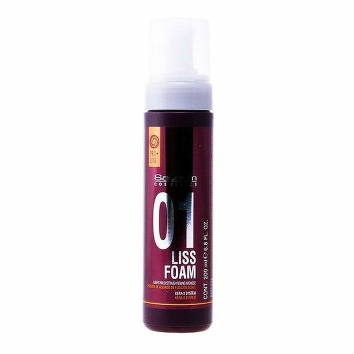 Hair Straightening Cream Liss Foam Salerm (200 ml)-0