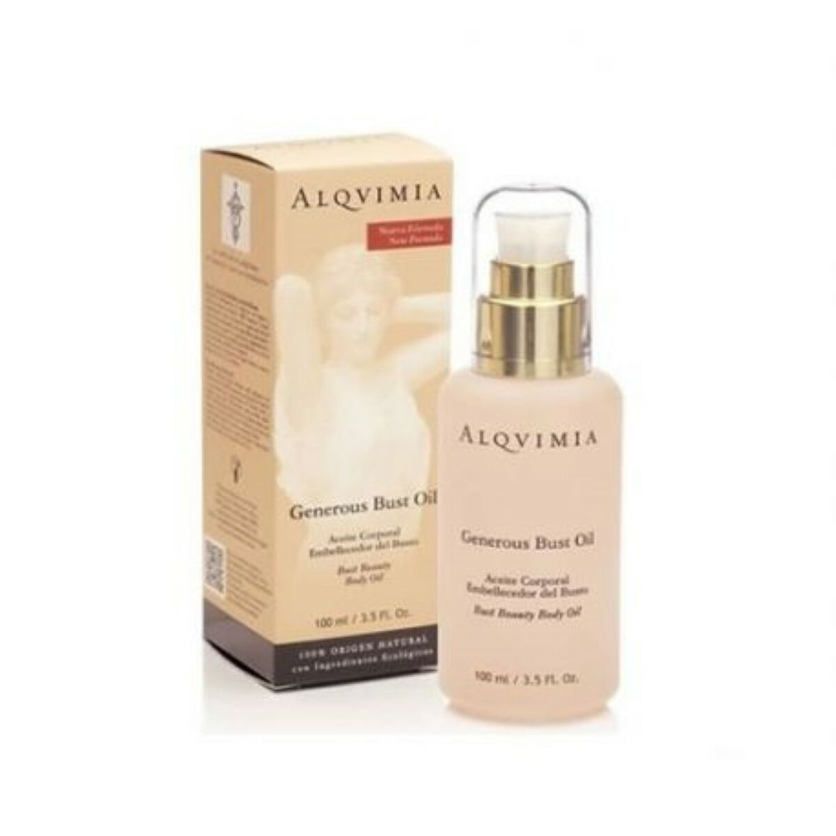 Firming Neck and Décolletage Cream Generous Bust Oil Alqvimia 100 ml-0
