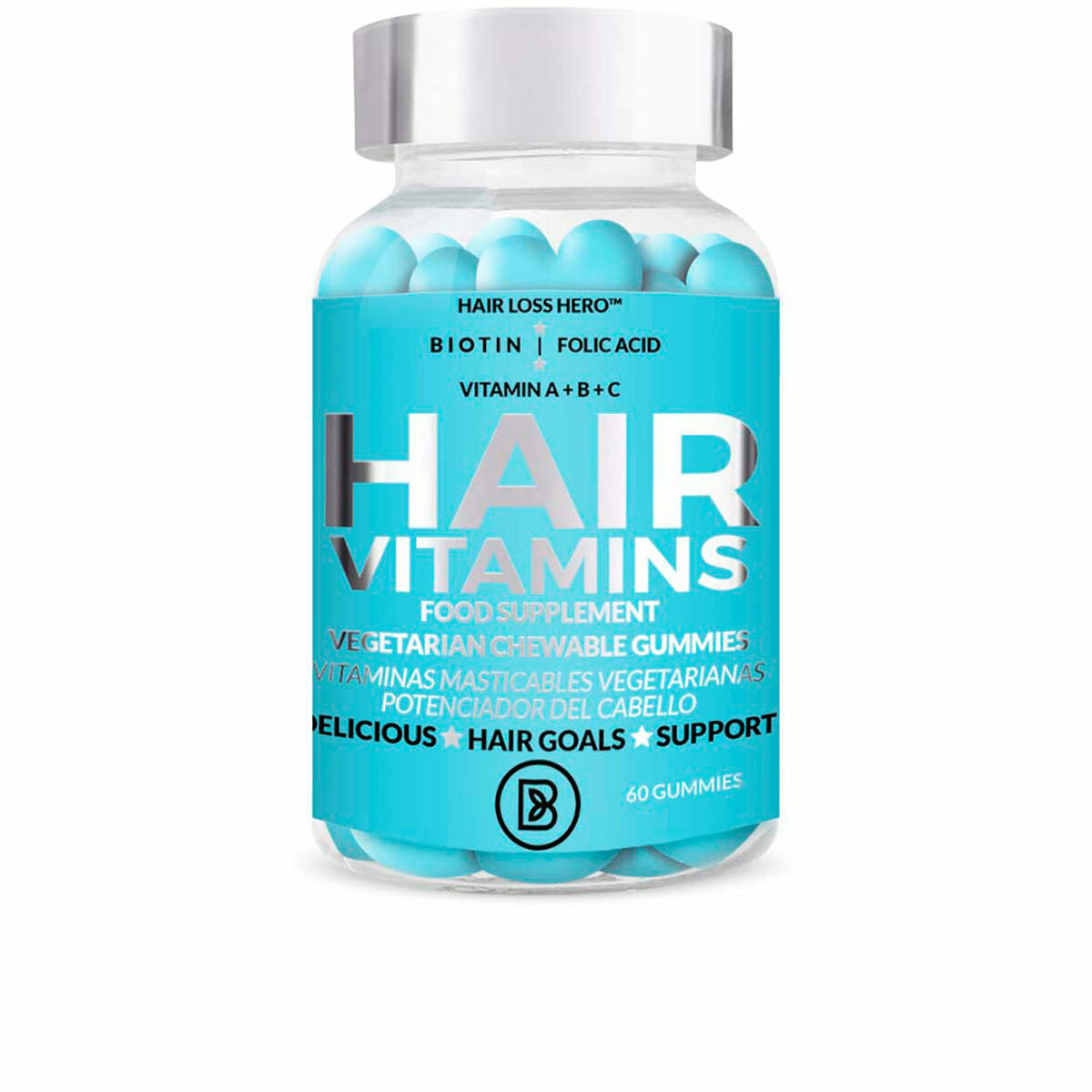 Hair Loss Food Supplement Biovène Gums (60 Units)-0
