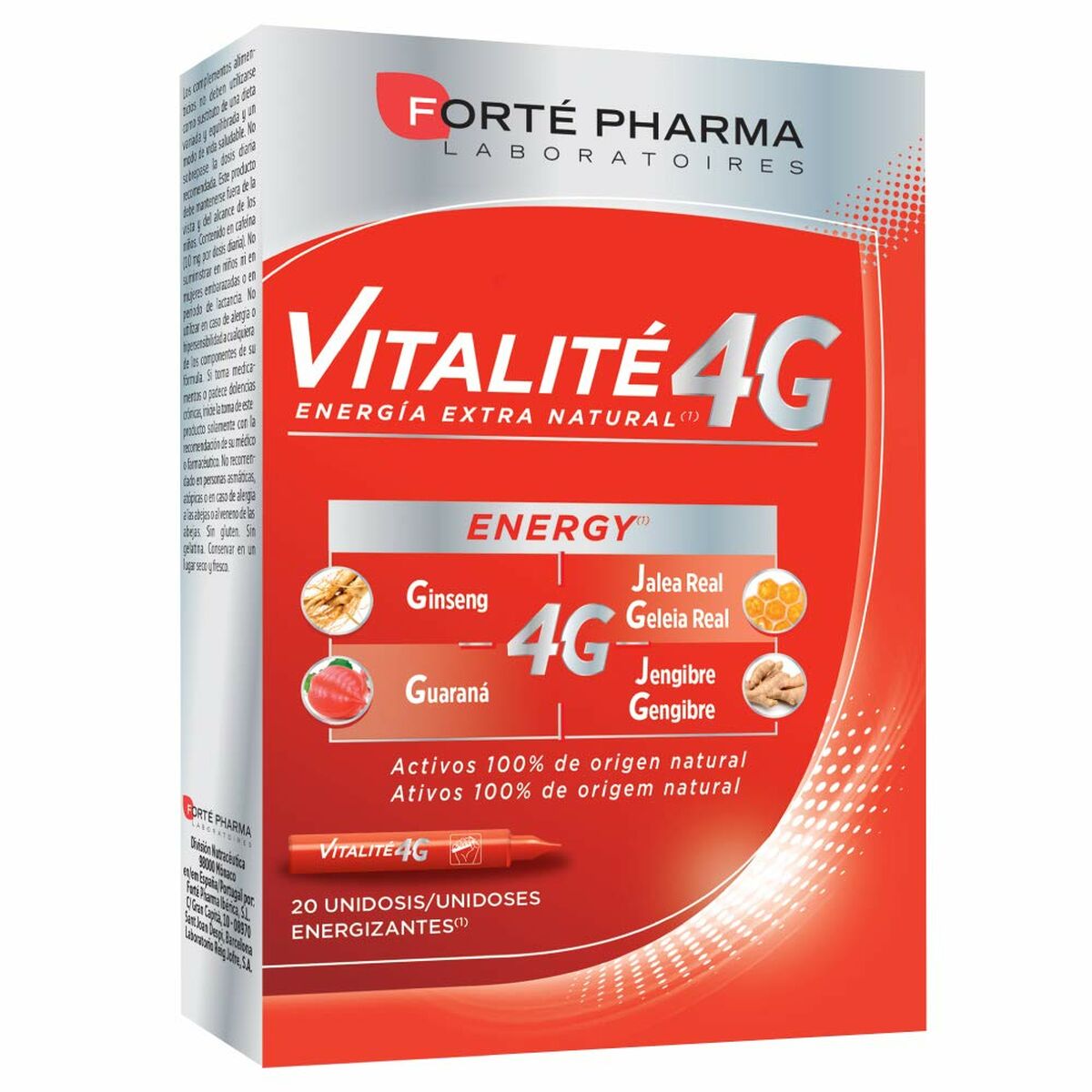 Food Supplement Forté Pharma VItalité 4G 20 Units-0