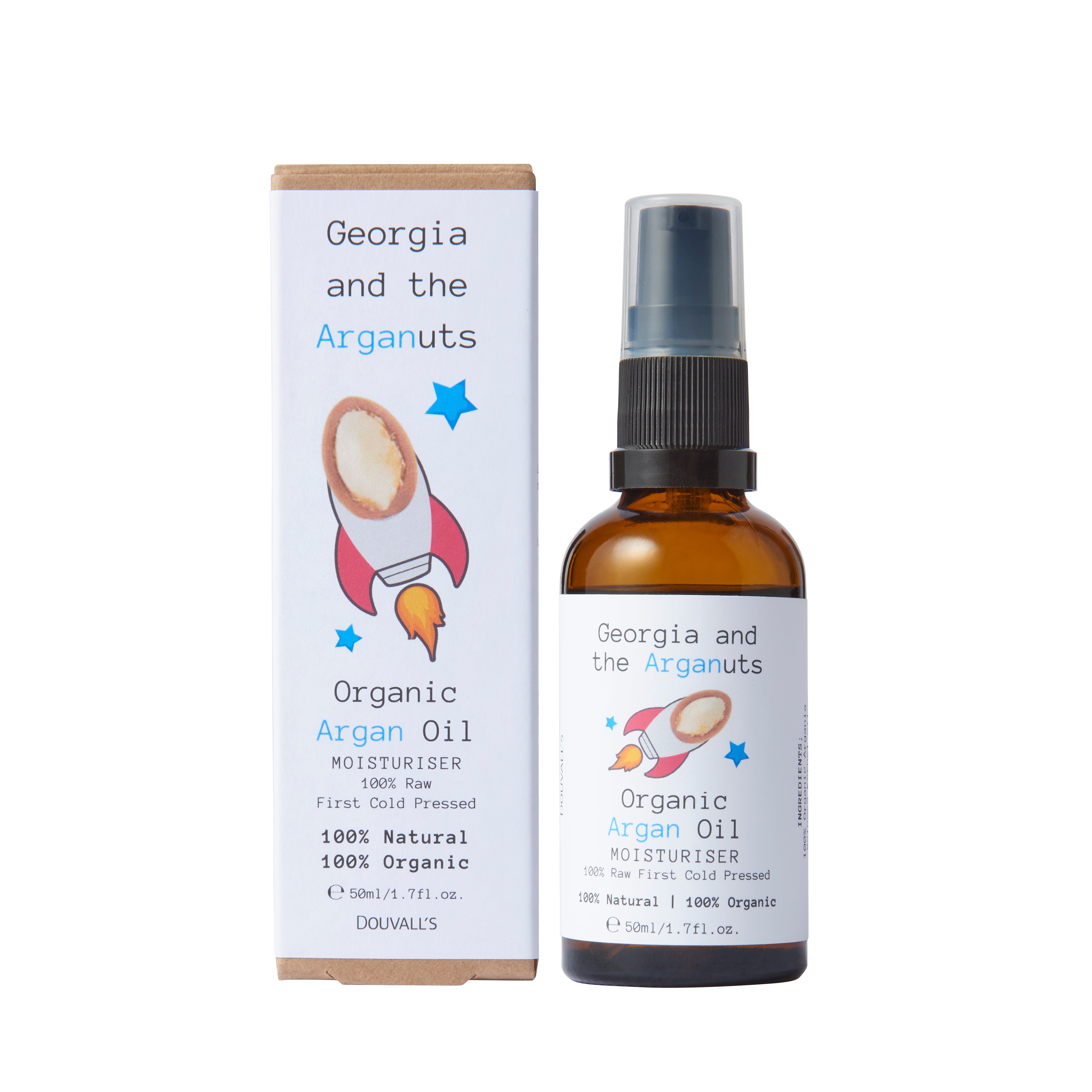 Georgia and the Arganuts Children's Organic Argan Oil Moisturiser 50ml | Nourishing and Soothing Care for Sensitive Skin-0