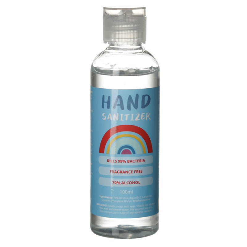 Rainbow Hand Sanitiser Gel 100ml Bottle HAND31-0