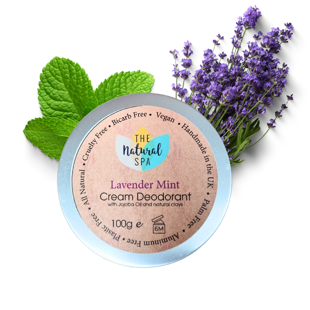 Lavender Mint Cream deodorant balm - naturally bicarb and aluminium free-0