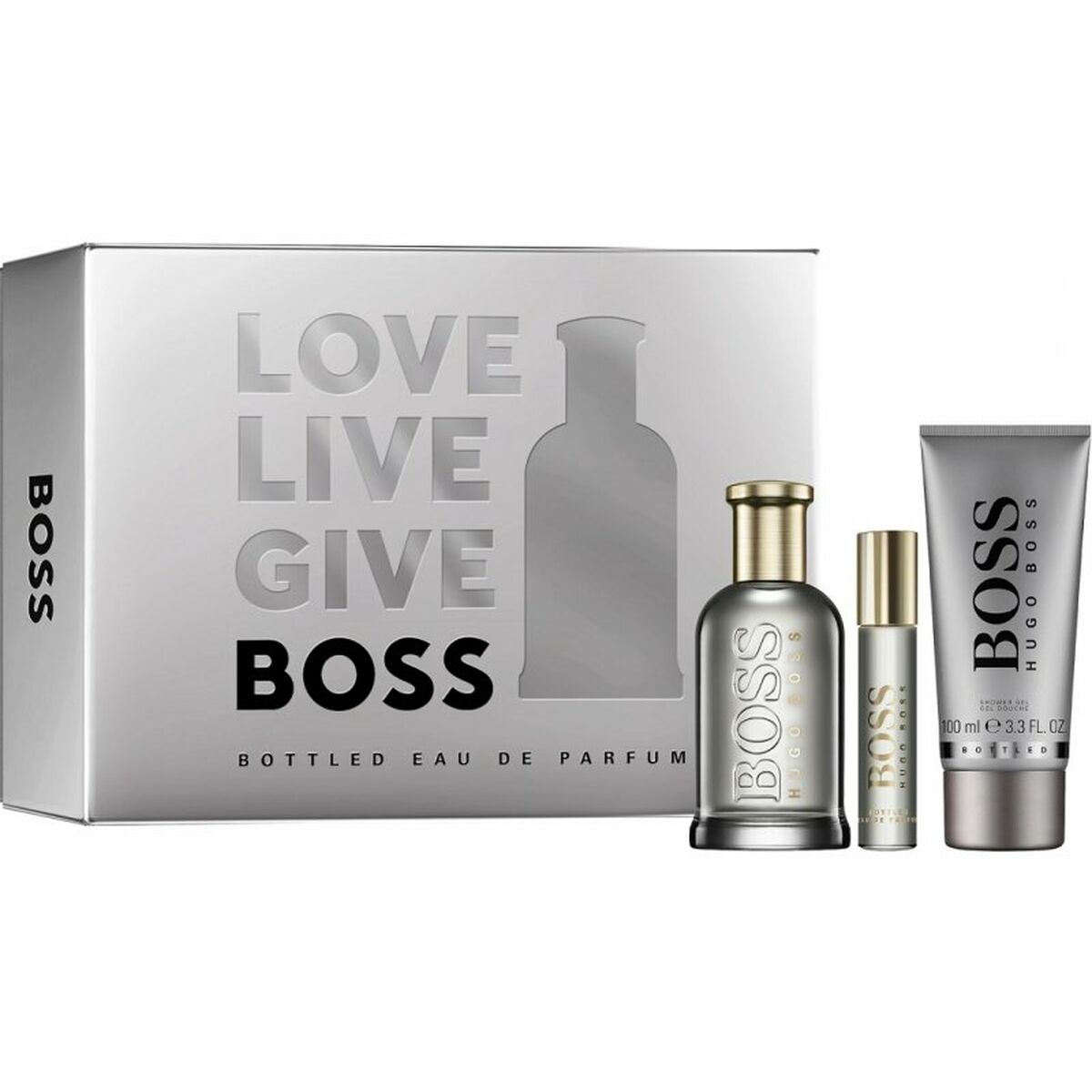 Men's Perfume Set Hugo Boss-boss Boss Bottled 3 Pieces-0