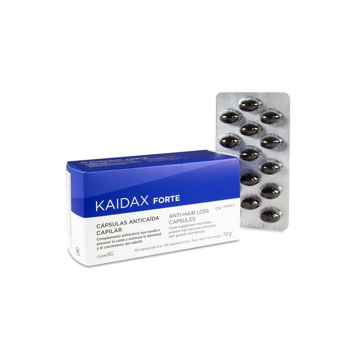 Hair Loss Food Supplement Topicrem Kaidax Forte (60 Units)-0