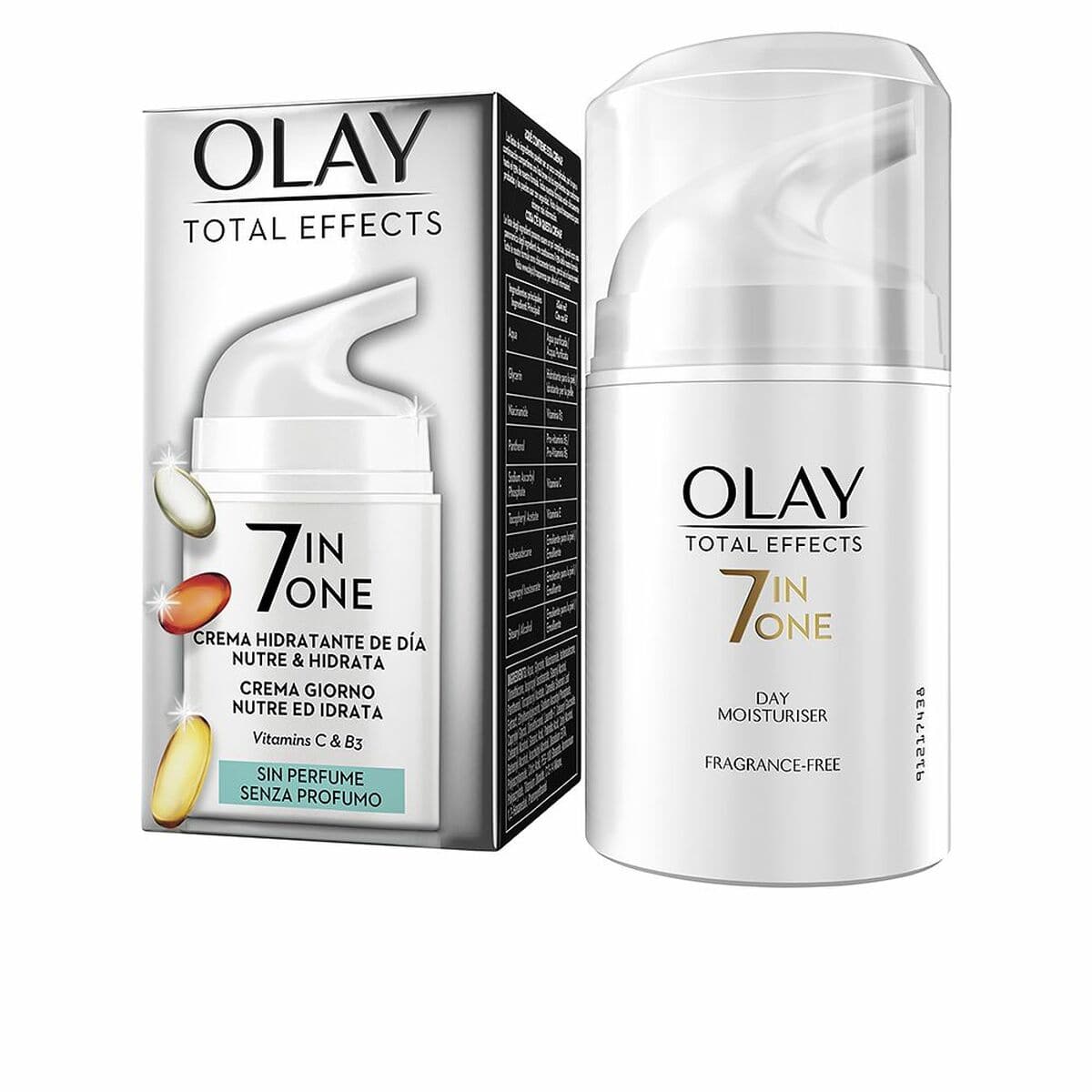 Anti-Ageing Hydrating Cream Olay Total Effects 7-in-1 50 ml-0