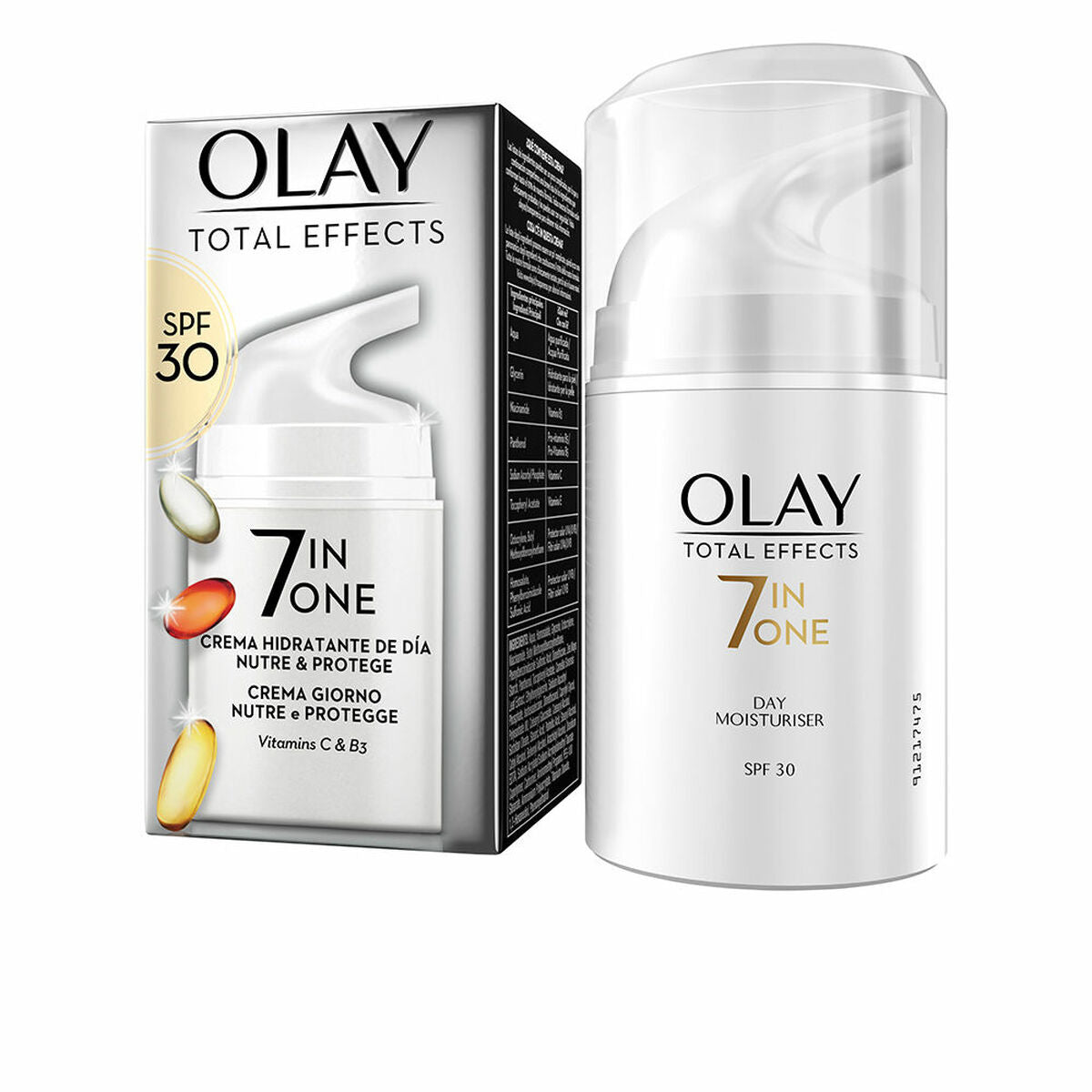 Moisturising Day Cream Olay Total Effects 7-in-1 Nutritional 50 ml Spf 30-0