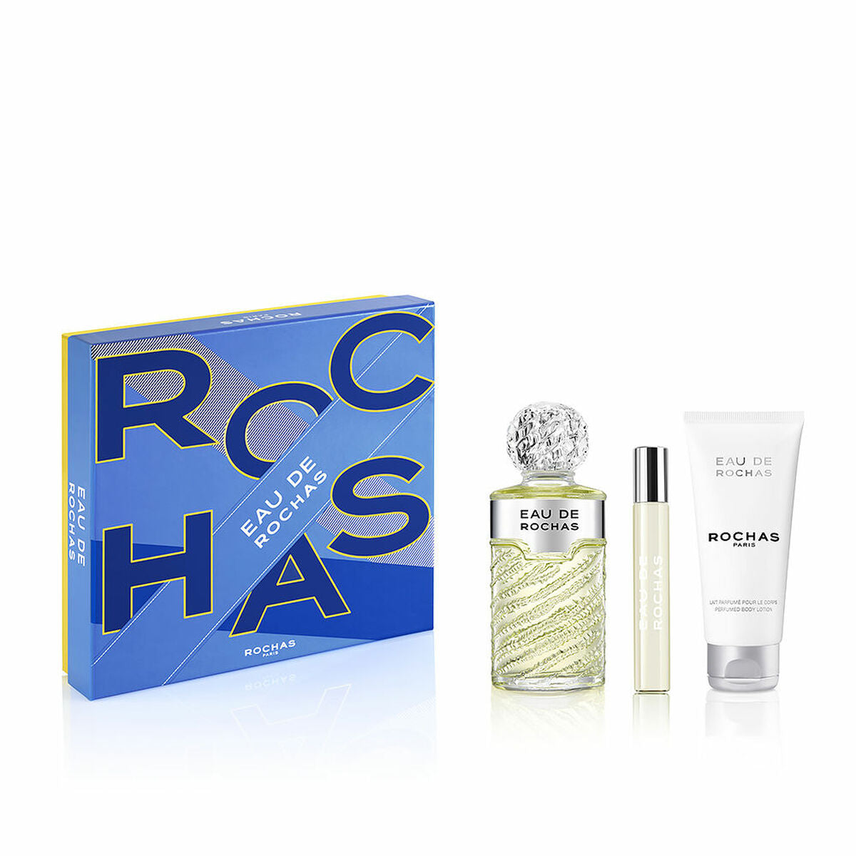 Women's Perfume Set Rochas Eau de Rochas 3 Pieces-0