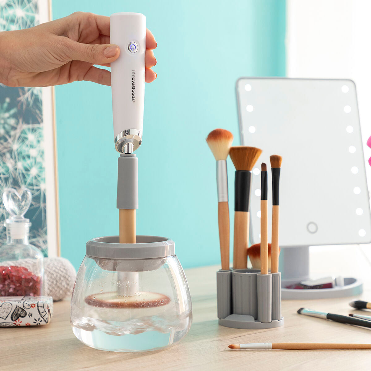 Automatic Make-up Brush Cleaner and Dryer Maklin InnovaGoods-0