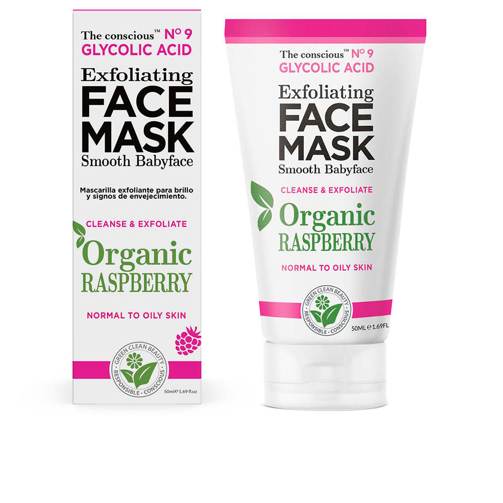 GLYCOLIC ACID exfoliating face mask organic raspberry 50 ml-0