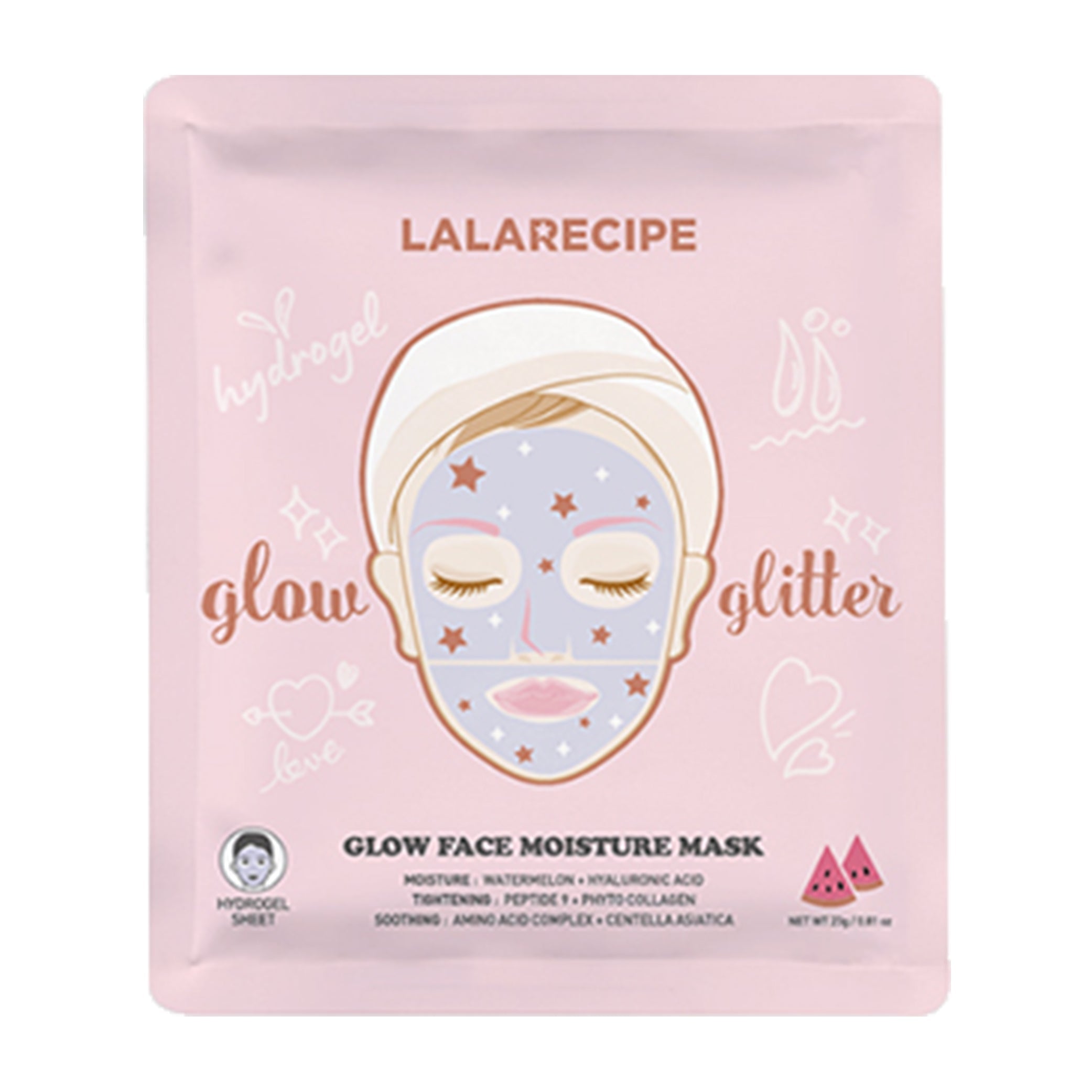 Lala Recipe Glow Face Moisture Mask 23g-0