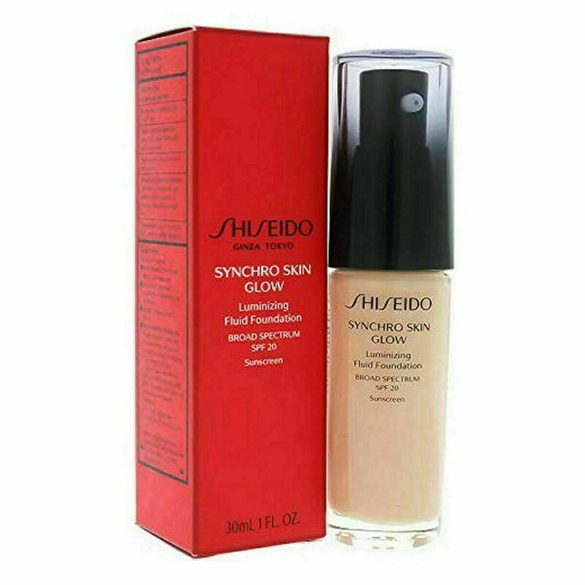 Liquid Make Up Base Skin Glow Shiseido SPF20 (30 ml)-0