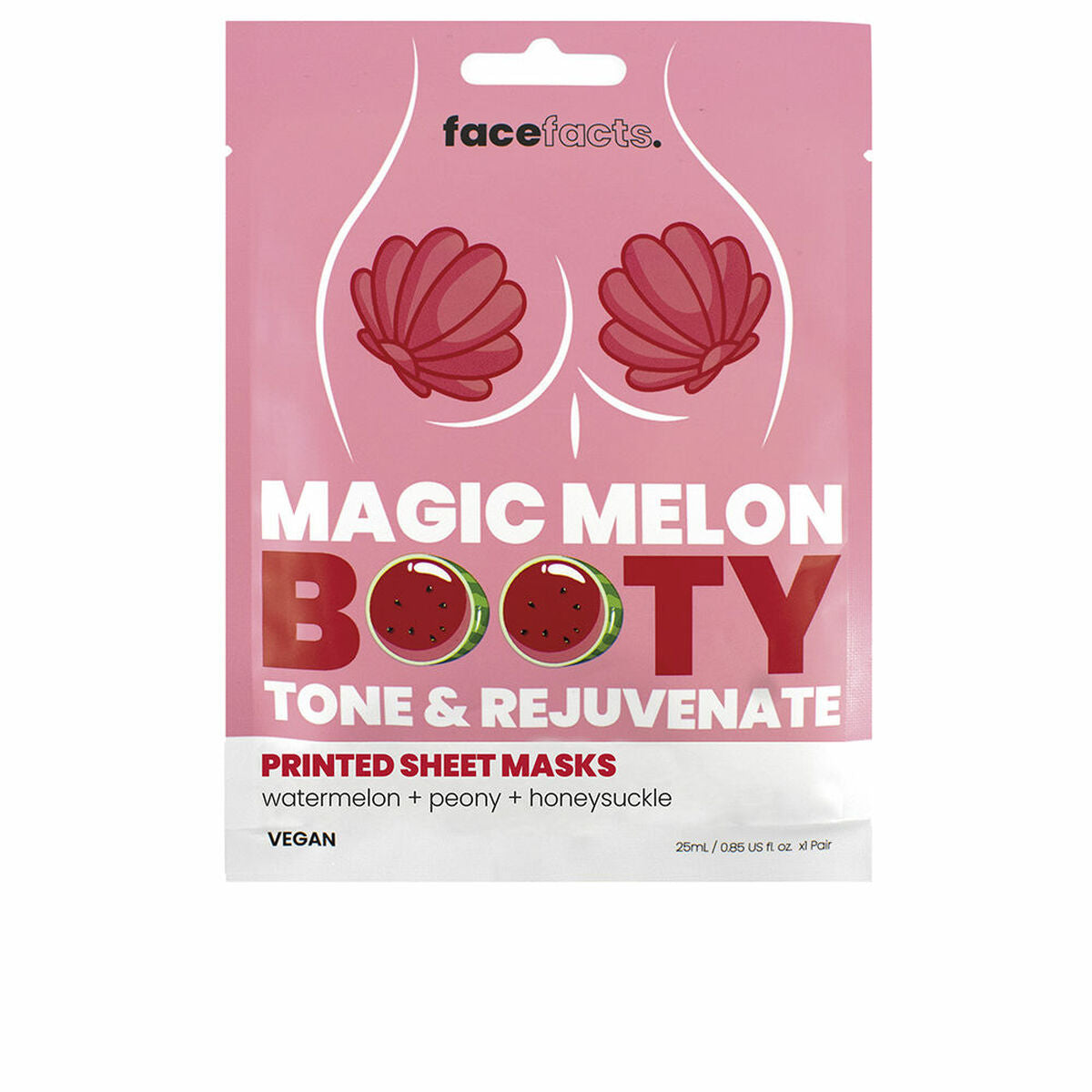 Body Mask Face Facts Magic Melon Booty Watermelon Glutes-0