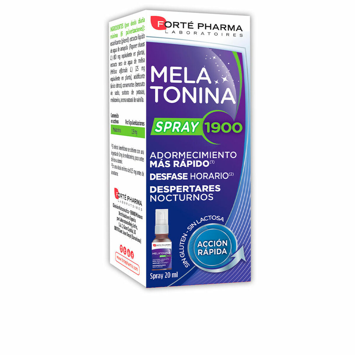 Insomnia supplement Forté Pharma Melatonin 20 ml-0