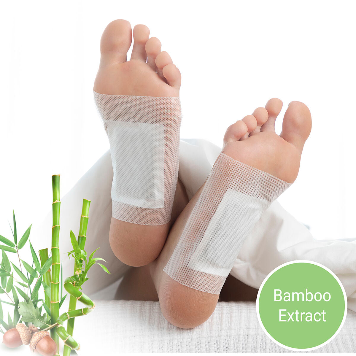 Detox Foot Patches Bamboo InnovaGoods 10Units-0